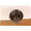 Image 4 : Aluminum Ice Bucket with Brass Stand 32'' x 9'' - Cannot Be Shipped