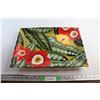 Image 1 : Red Flower Rectangular Ceramic Platter