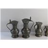 Image 2 : (5) Vintage Metal Pitchers