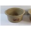 Image 3 : (2) Slow Cooker Ceramic Cooking Pot Bowls