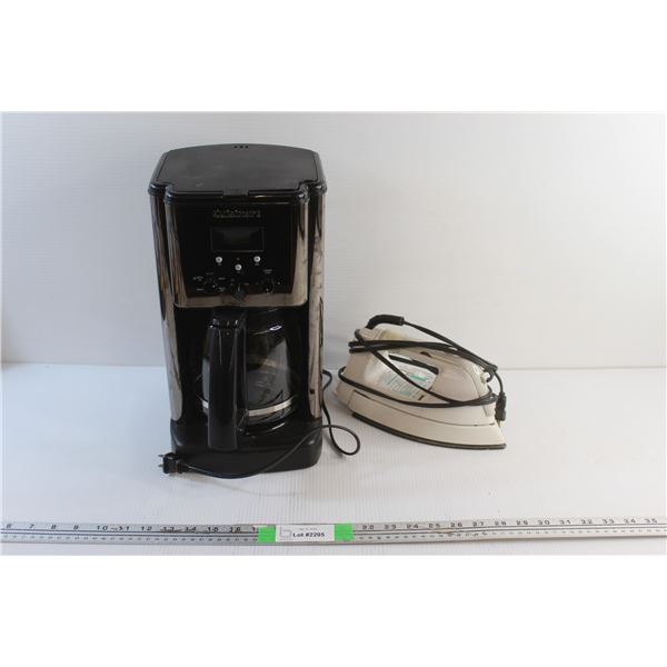 Cuisinart Coffee Machine and Sunbeam Clothes Iron - Tested