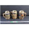 Image 1 : (3) Old Vienna Beer steins