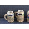 Image 3 : (3) Old Vienna Beer steins