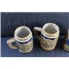 Image 4 : (3) Old Vienna Beer steins