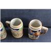 Image 5 : (3) Old Vienna Beer steins