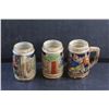 Image 6 : (3) Old Vienna Beer steins