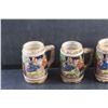 Image 2 : (4) Old Vienna Beer steins