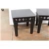 Image 4 : *(2) Metal Stools/Tables  16'' x 16'' x 16''