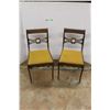 Image 1 : *(2) Cushion Chairs - 32'' x 16'' x 19''