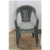 Image 3 : **(5) Outdoor Plastic Chairs 32'' x 22'' x 23''