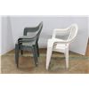 Image 5 : **(5) Outdoor Plastic Chairs 32'' x 22'' x 23''