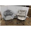 Image 1 : *(2) Outdoor Folding Chairs - Some Damage - 37'' x 28'' x 33''