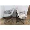 Image 6 : *(2) Outdoor Folding Chairs - Some Damage - 37'' x 28'' x 33''