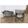 Image 7 : *(2) Outdoor Folding Chairs - Some Damage - 37'' x 28'' x 33''