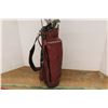 Image 6 : *(9) Golf Clubs and Golf Club Bag with Stand