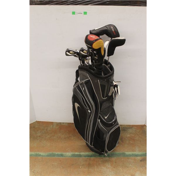 *Nike Golf Club Bag and (10+) Golf Clubs