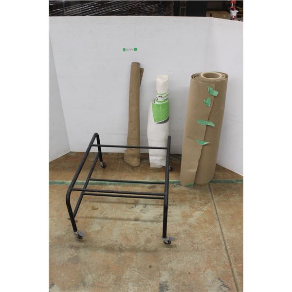 *Rack on Wheels 31'' x 24'' x 15, Building Wrap and Paper