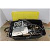 Image 3 : *Large Plastic Tote with Lid 38'' x 18'' x 20'' and Electrical Boxes/Supplies