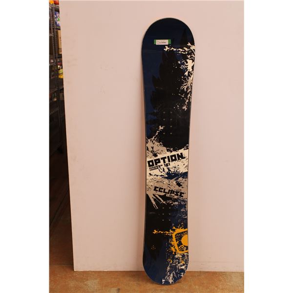 * Eclispe Snowboard Made in Austria, Option Style Designed In Canada - Some Wear - 62.5" x 12" - CAN