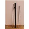 Image 1 : * (2) Garcia Americana Fishing Rods - Model 9575 & 9580 - 98" Long, Folded 49", Case - 52" Long - CA