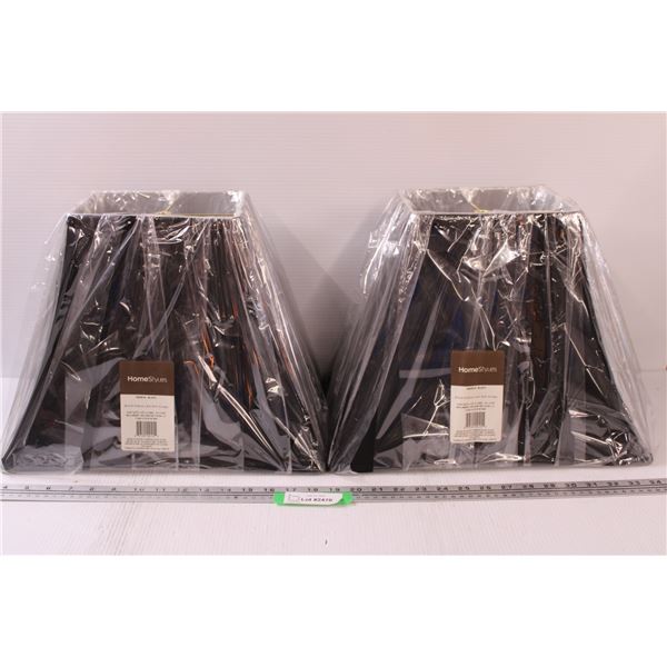 (2) Home Styles Lamp Shade - New - 8" x 16" x 13"