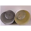 Image 4 : White Lamp Shade - 11" x 14" & Grey Lamp Shade - 10" x 12"