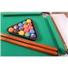Image 2 : Table Top Pool Table w/ Accessories - As Is - 36" x 19.5" x 2.5" Deep
