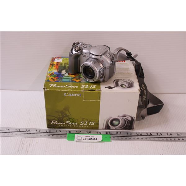 Canon Powershot S1 IS Digital Camera w/Box