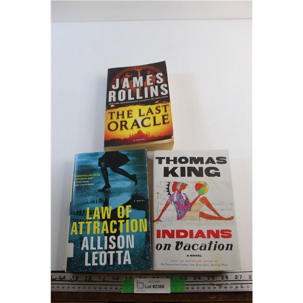 (3) Books - The Last Oracle, Law of Attraction and Indians on Vacation