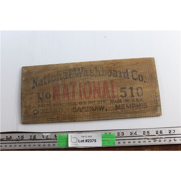 Vintage National Washboard Part