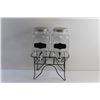 Image 2 : London Drugs Beverage Dispenser with Blackboard Set of 2 and Metal Stand