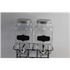 Image 3 : London Drugs Beverage Dispenser with Blackboard Set of 2 and Metal Stand
