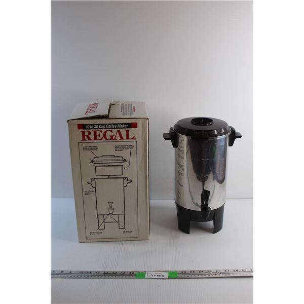 10 to 30 Cup Regal Coffee Maker
