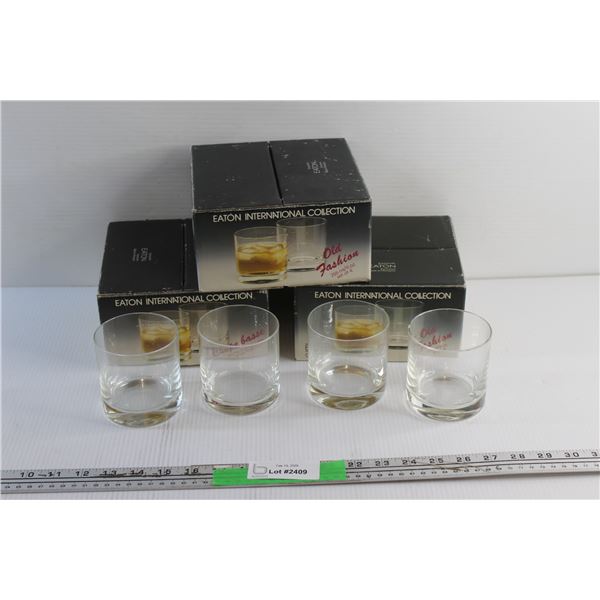 (12) Eaton International Collection Old Fashion Whisky Glasses