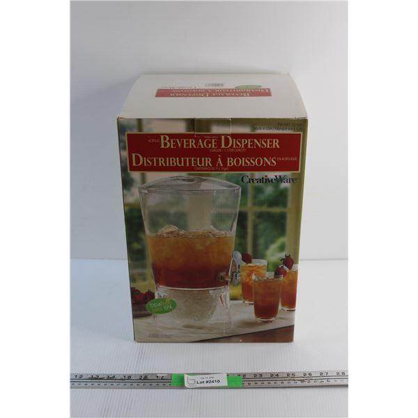 Creative Ware Acrylic Beverage Dispenser - NIB
