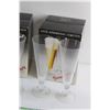 Image 2 : (8) Eaton International Collection Mouthblown Set of Pilsner Glasses