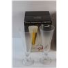 Image 3 : (8) Eaton International Collection Mouthblown Set of Pilsner Glasses