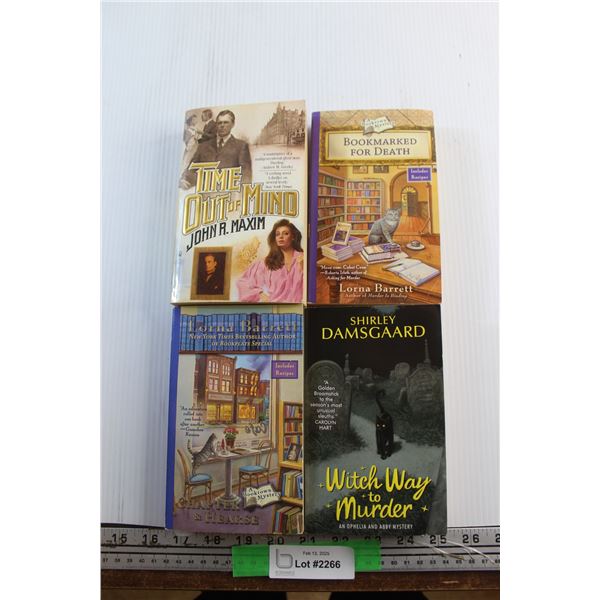 (4) Books - Shirley Damsgaard, Lorna Barrett and John R Maxim