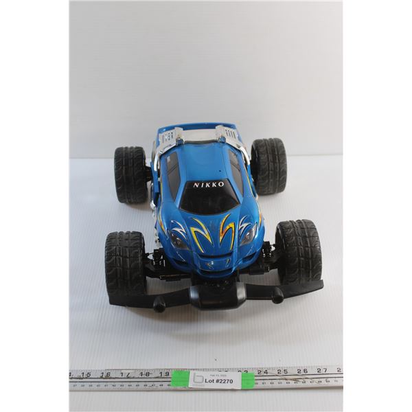 Blue Nikko R/C Car - As Is, Missing Controller and Battery