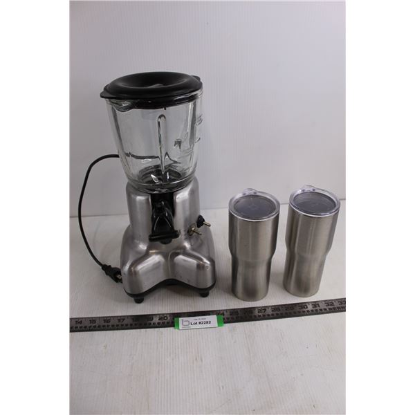 Back to Basics Blender - Tested, Pair of Stainless Steel Travel Mugs