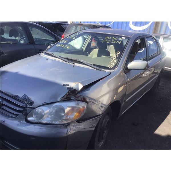 2003 TOYOTA COROLLA