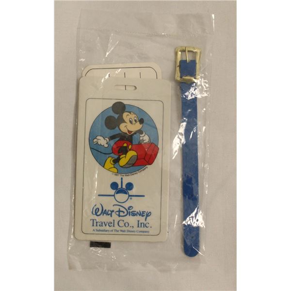 A 1987 Walt Disney Travel Company Luggage Tag