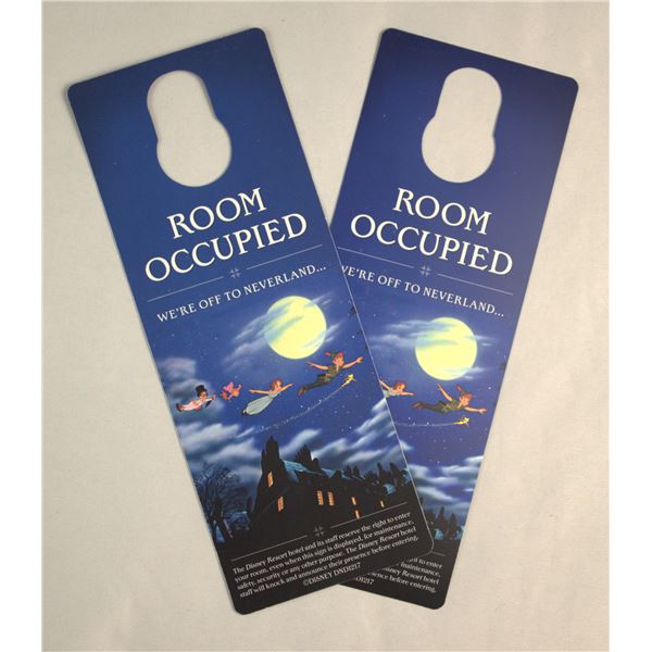 Two(2) Disney Resort Door Signs.