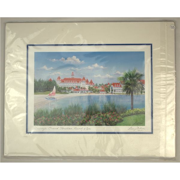 A Grand Floridian Matted Print by Larry Dotson