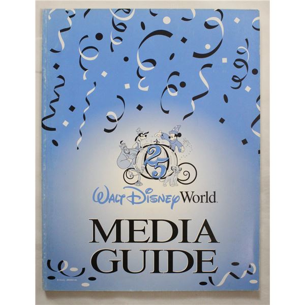 A 1996 Walt Disney World 25th Anniversary Media Guide.