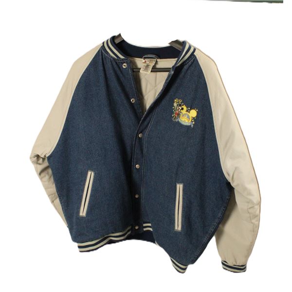 A Walt Disney World Commemorative Denim Jacket.