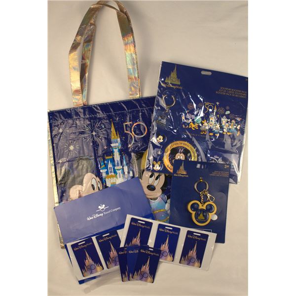 A Walt Disney World 50th Anniversary Souvenir Ensemble.