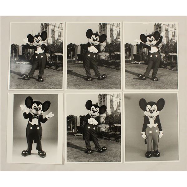 A collection of (6) Mickey Mouse Press Photos.
