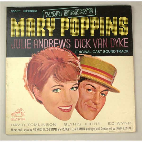 A "Mary Poppins" Soundtrack Record.