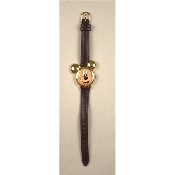A Figural Mickey Head Watch.